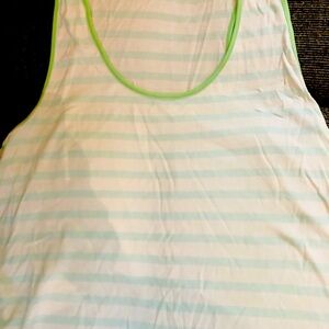 Lake pajama gown women’s small turquoise and green